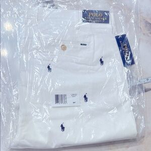 Polo by Ralph Lauren White Chinos Short